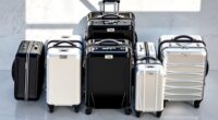 luxury durable travel luggage
