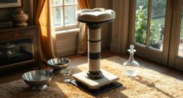 luxury feline scratching posts