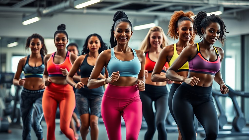 luxury fitness clothing selection