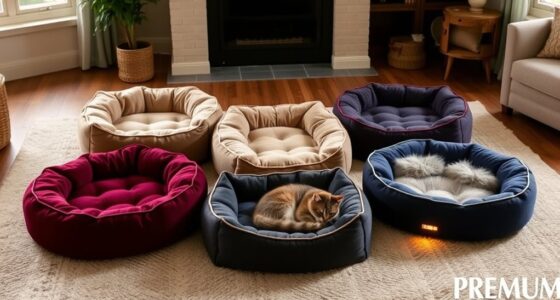 luxury heated pet beds