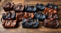 luxury leather travel bags