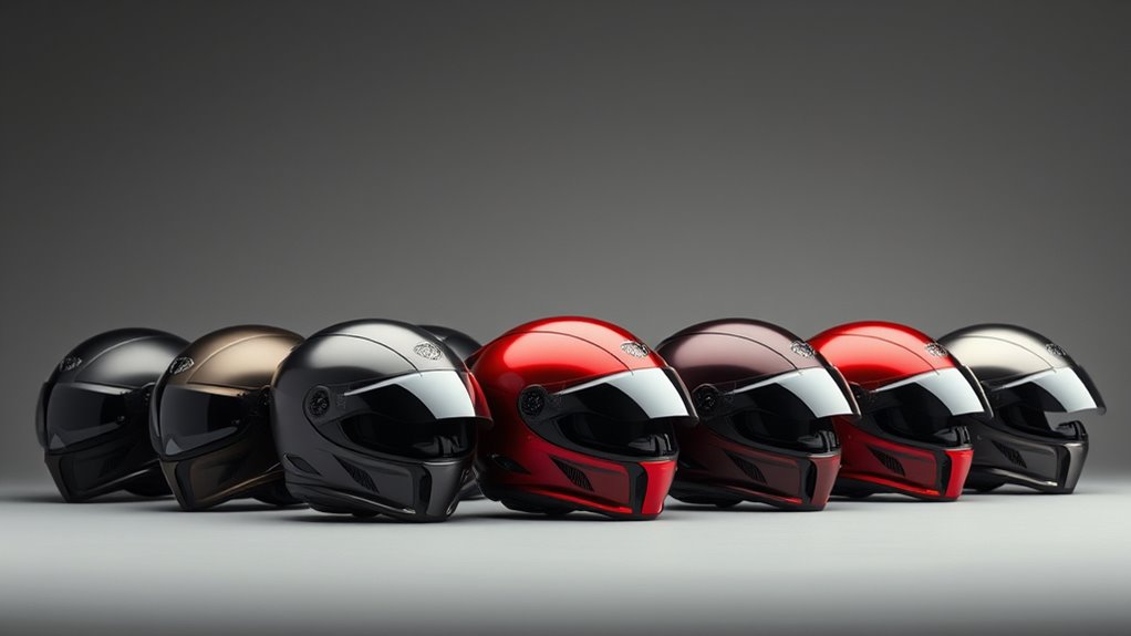 luxury motorcycle helmet options
