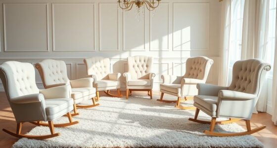 luxury nursery rocking chairs