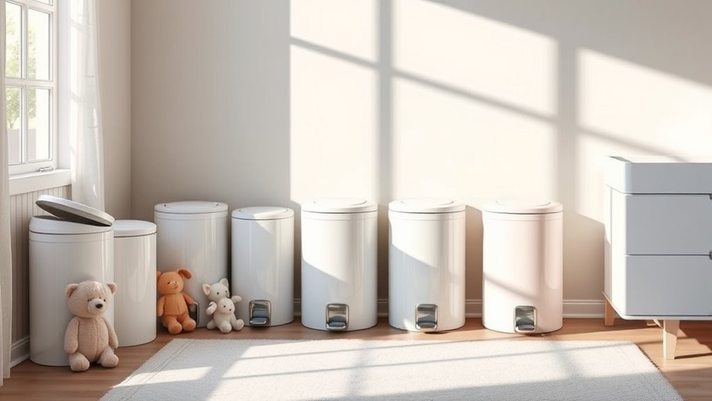 top odor control baby diaper pails