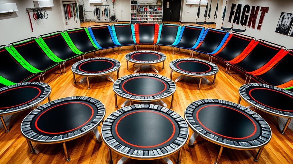 top premium trampoline workout sets