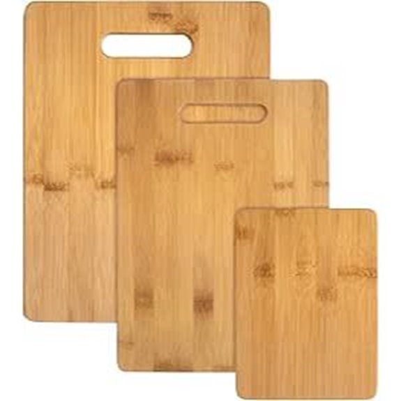 Totally Bamboo 3-Piece Kitchen Cutting Board Set