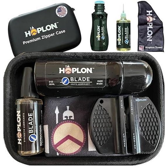HOPLON Blade Care Kit with Oil Sharpener Case