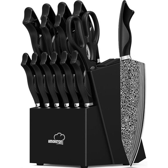 15-Piece German Stainless Steel Knife Set