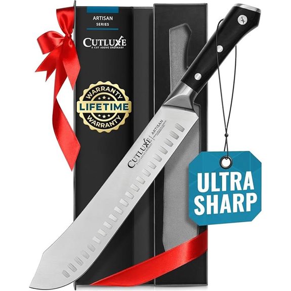 Cutluxe 10 Carving Knife with High Carbon Steel