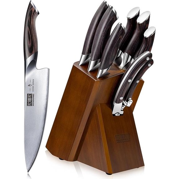 HOSHANHO 8-Piece Japanese Chef Knife Set