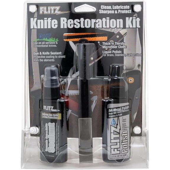 Flitz Knife Restoration Kit with Polish and Sharpeners