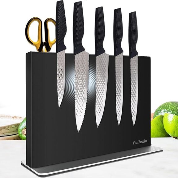 Magnetic Knife Block Holder for Kitchen Countertop