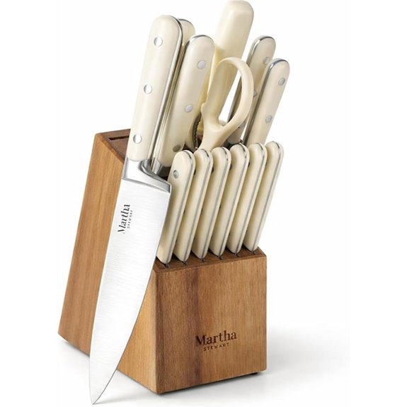 Martha Stewart Eastwalk 14-Piece Knife Block Set