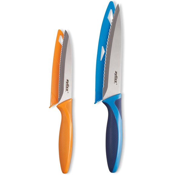 Zyliss Utility Kitchen Knives with Sheath (2-Piece Set)