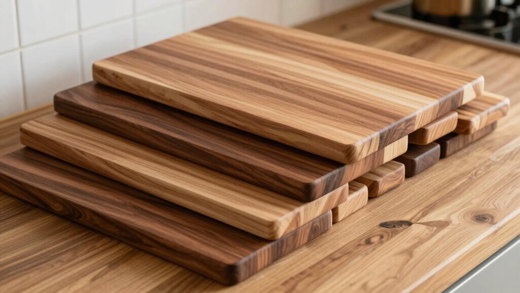 top wooden knife cutting boards