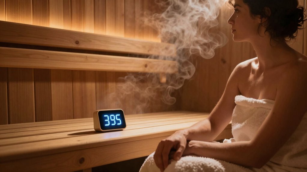 adjust sauna time wisely