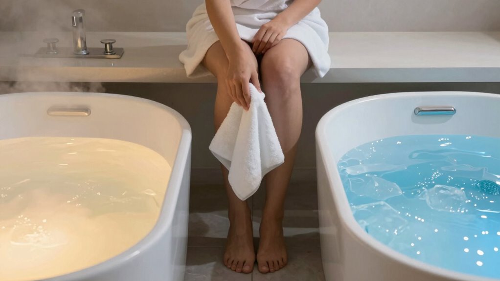 alternating heat and cold