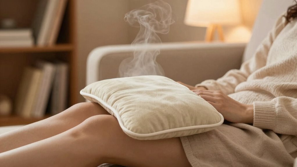 applying warmth for healing