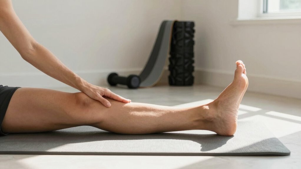 calf stretches and mobility