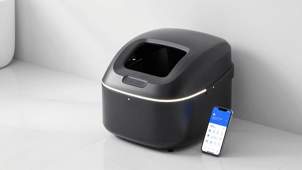 cat litter box features