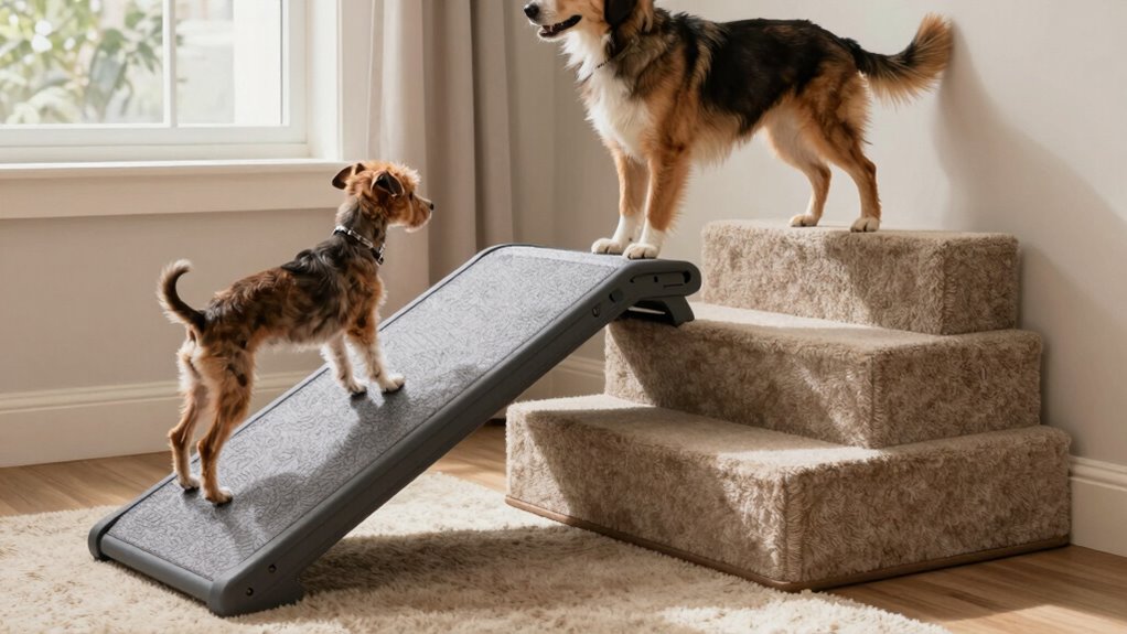 choose pet stairs or ramp