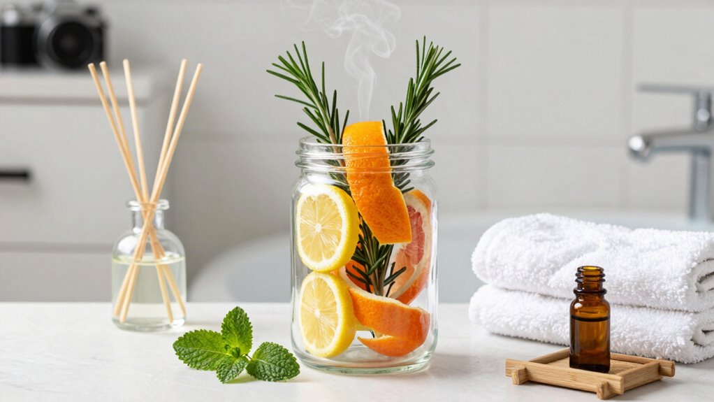 citrus herbal scent layering