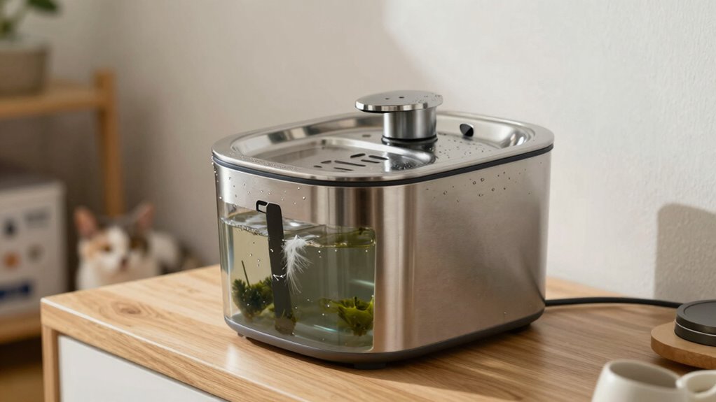 clean fountain safe water