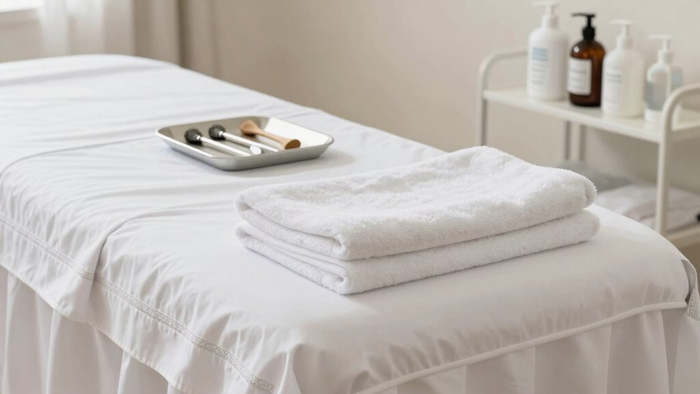 clean linens sanitize regularly