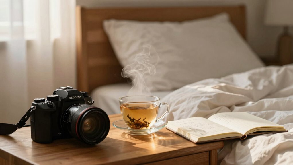 create bedtime micro ritual