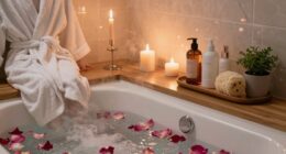 create relaxing self care routine