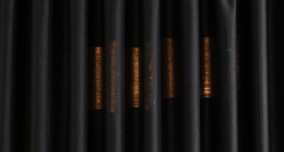 dark curtains prevent light leaks