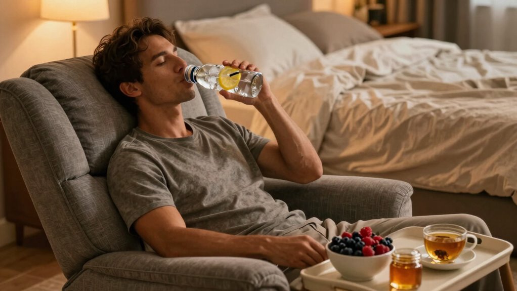 eat hydrate and rest well