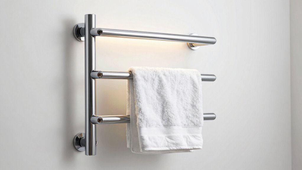 electric heated towel device