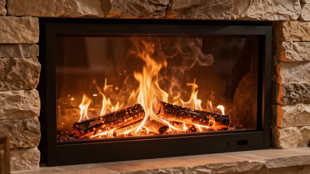 flickering flames promote relaxation