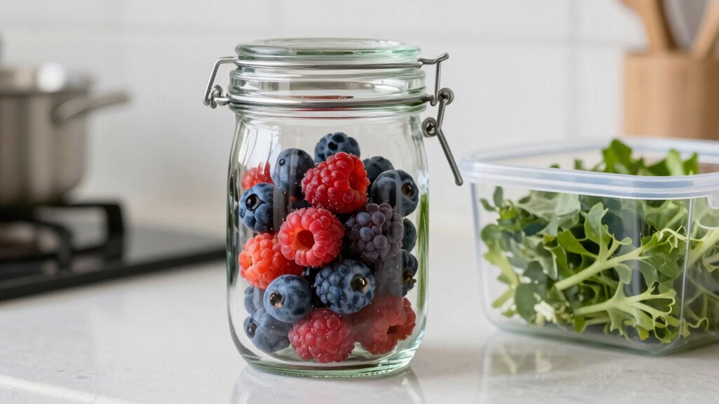 glass safer plastic convenient