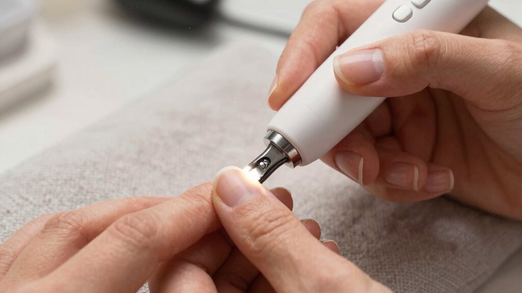 hidden safe nail grinding