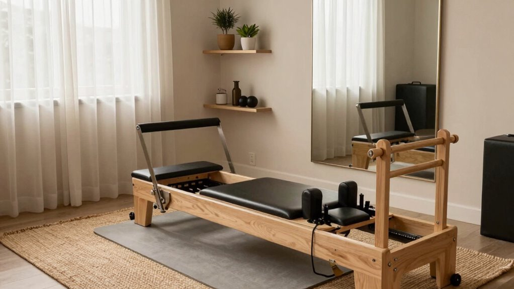 home pilates reformer space
