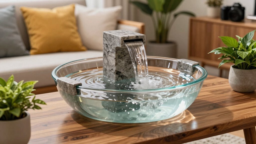 indoor fountain selection criteria