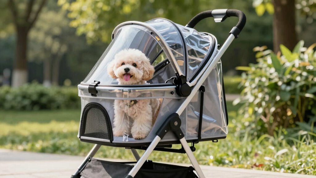 key pet stroller features
