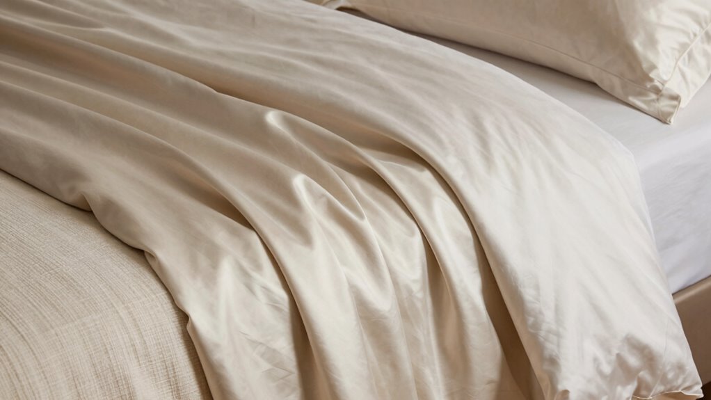 luxurious breathable silk bedding