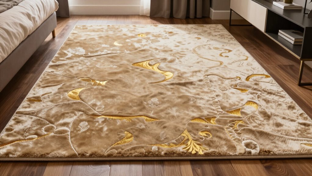 luxury plush bedroom rugs
