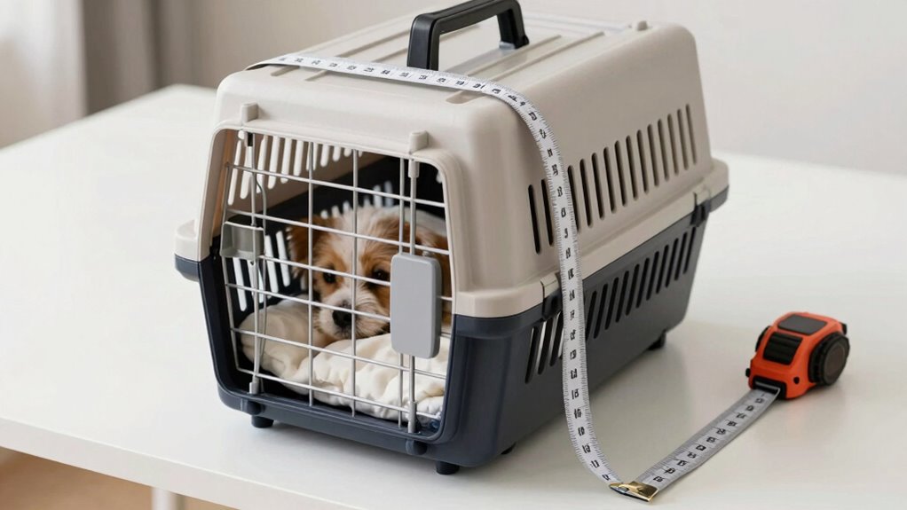 measure pet and carrier accurately
