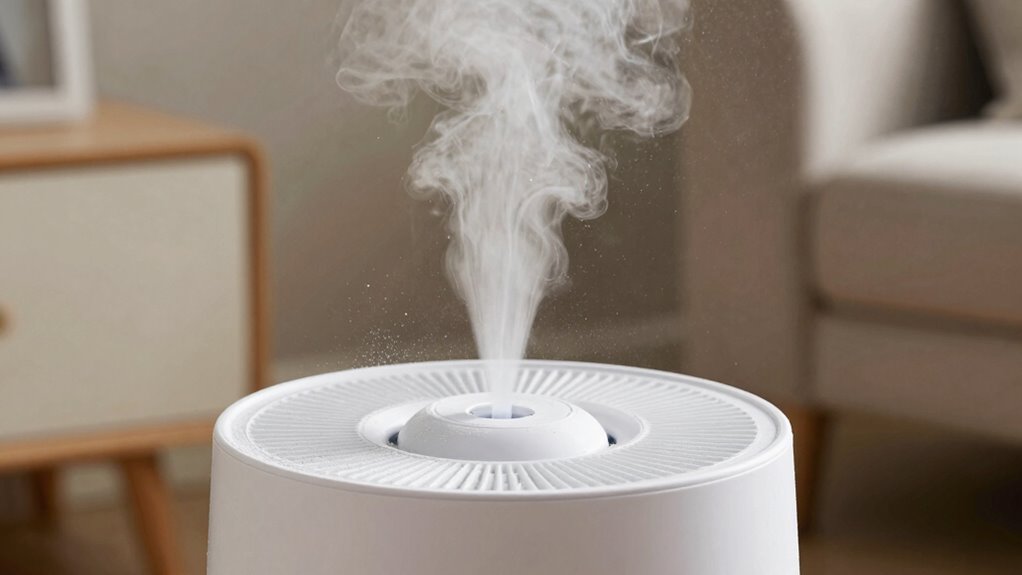 minerals cause white dust