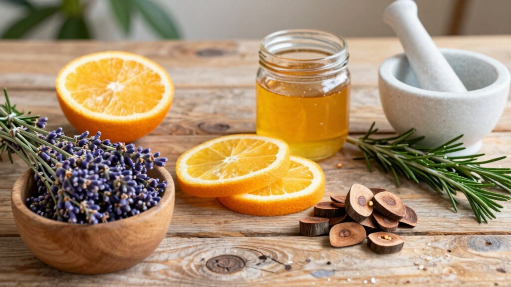 natural botanical scent layering