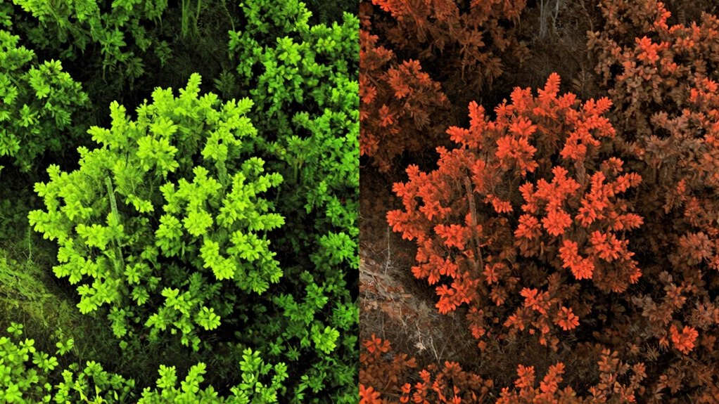 near infrared vs red light