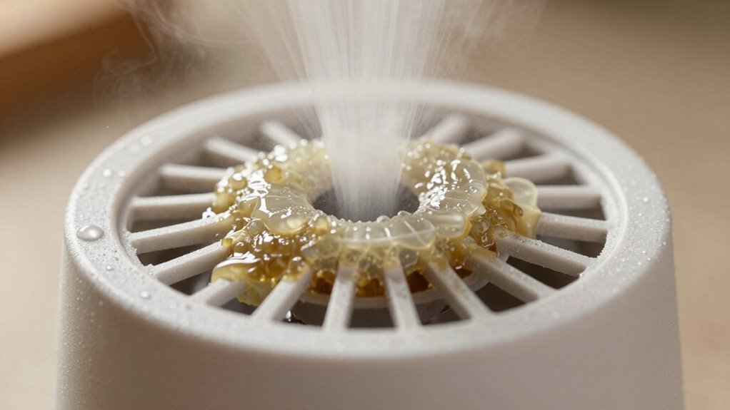 oil viscosity causes diffuser clogging