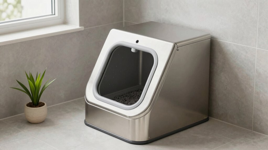 open litter box odors