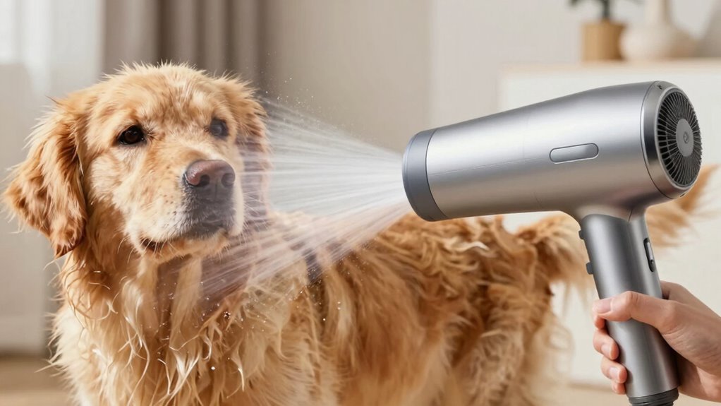 powerful airflow speeds drying