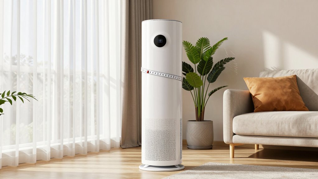 proper air purifier sizing