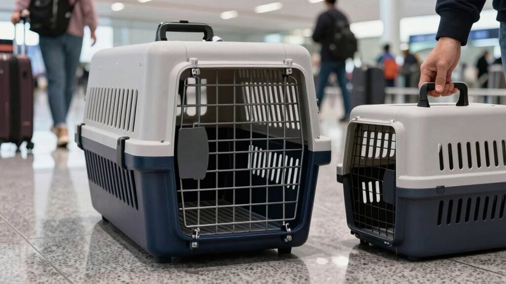 proper pet carrier selection